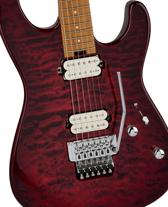 Charvel  Pro-Mod Plus San Dimas Style 1 HH FR CM, Carmalized Maple Fingerboard, Sangria Burst