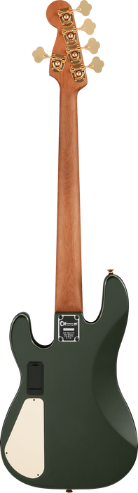 Charvel Pro-Mod San Dimas Bass JJ V, Caramelized Maple Fingerboard, Lambo Green Metallic