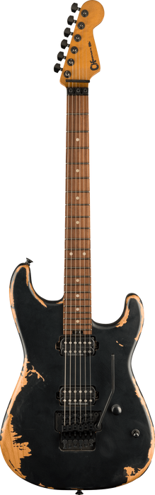 Charvel Pro-Mod Relic San Dimas Style 1 HH FR PF, Pau Ferro Fingerboard, Weathered Black