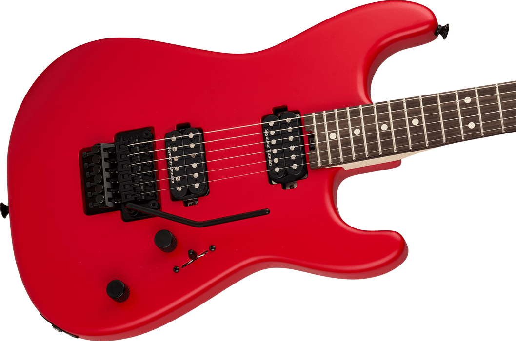 Charvel Pro-Mod San Dimas Style 1 HH FR RW, Rosewood Fingerboard, Satin Ferrari Red