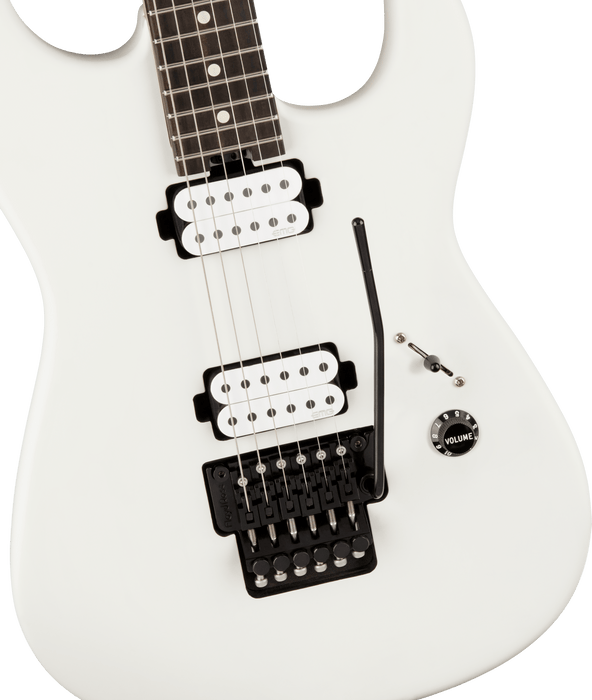 Charvel Jim Root Signature Pro-Mod San Dimas Style 1 HH FR E, Ebony Fingerboard, Satin White