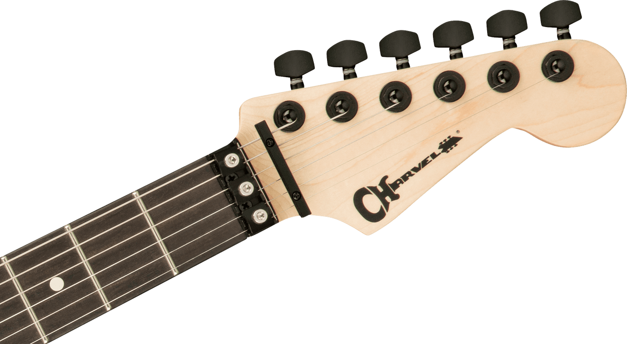 Charvel Jim Root Signature Pro-Mod San Dimas Style 1 HH FR E, Ebony Fingerboard, Satin White