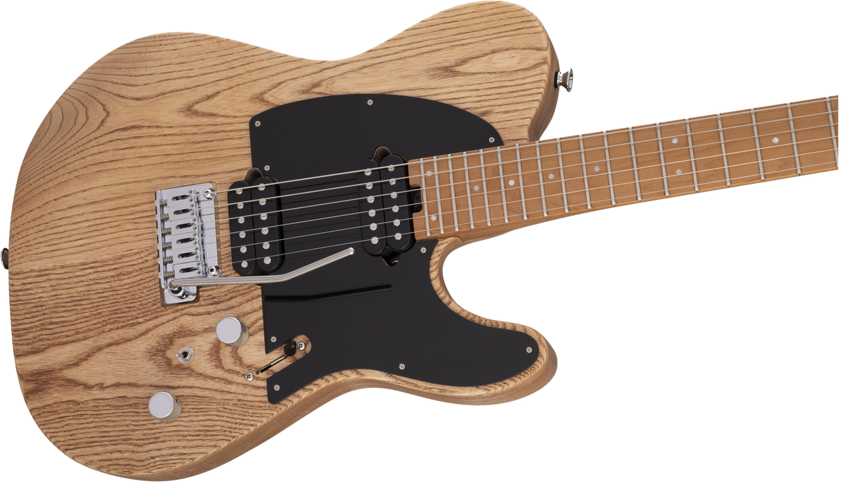 Charvel Pro-Mod So-Cal Style 2 24 HH 2PT CM Ash, Caramelized Maple Fingerboard, Natural Ash