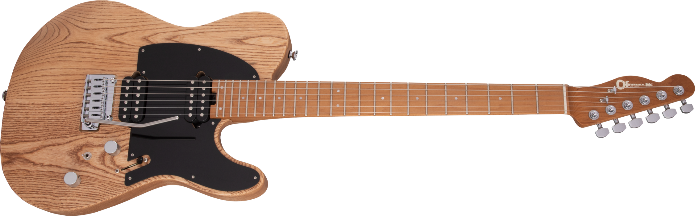 Charvel Pro-Mod So-Cal Style 2 24 HH 2PT CM Ash, Caramelized Maple Fingerboard, Natural Ash