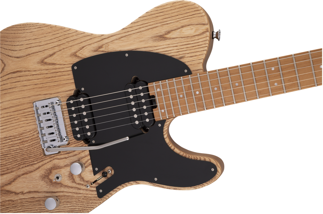 Charvel Pro-Mod So-Cal Style 2 24 HH 2PT CM Ash, Caramelized Maple Fingerboard, Natural Ash