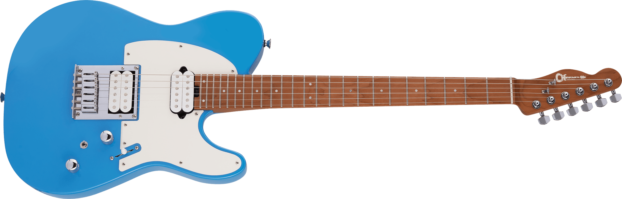 Charvel Pro-Mod So-Cal Style 2 24 HH HT CM, Caramelized Maple Fingerboard, Robin's Egg Blue