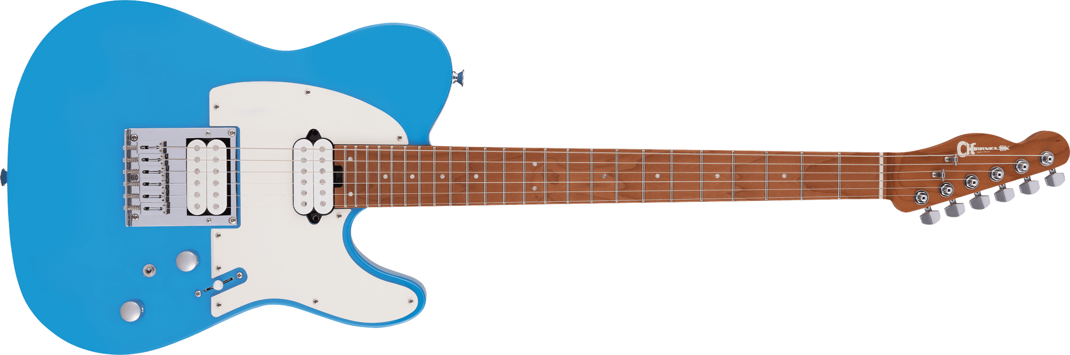 Charvel Pro-Mod So-Cal Style 2 24 HH HT CM, Caramelized Maple Fingerboard, Robin's Egg Blue