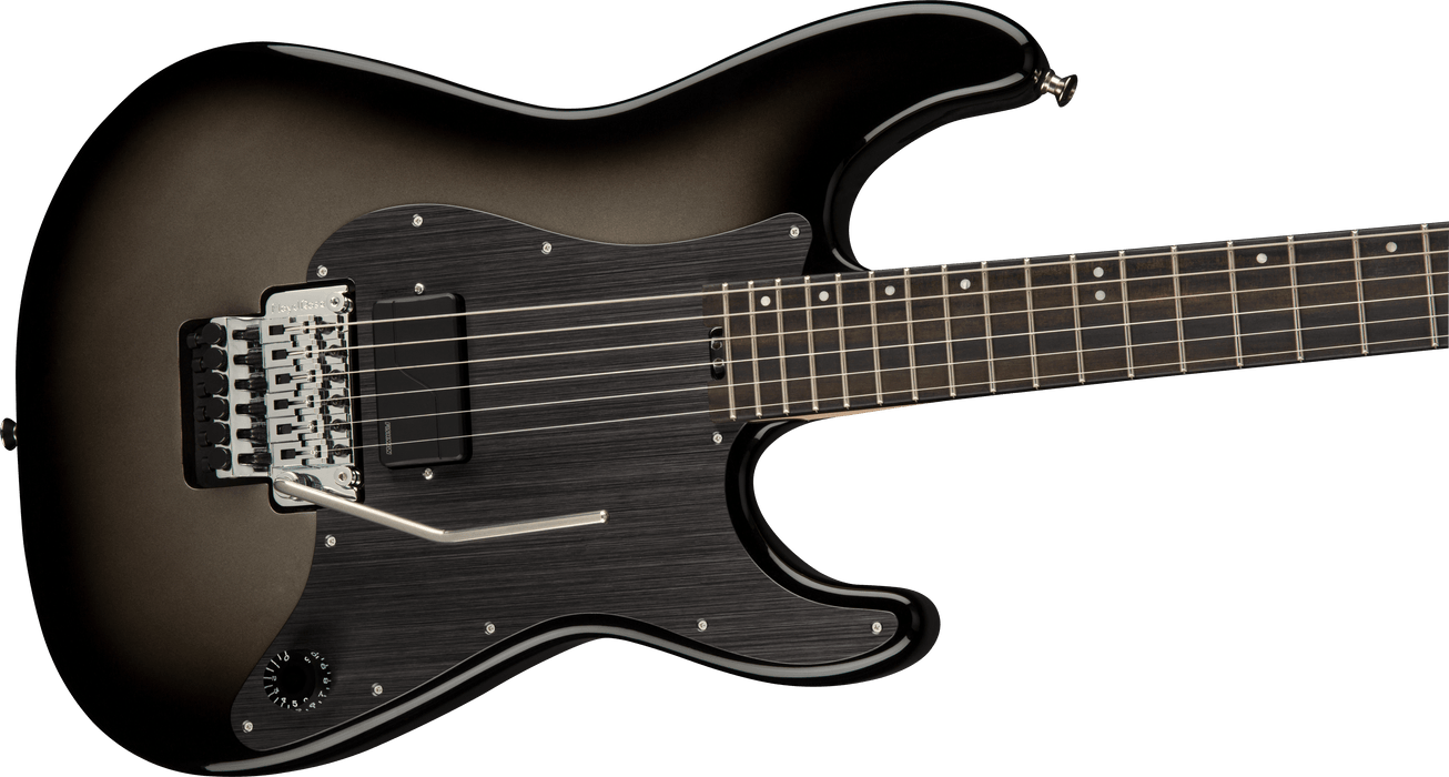 Charvel Phil Sgrosso Signature Pro-Mod So-Cal Style 1 H FR E, Ebony Fingerboard, Silverburst