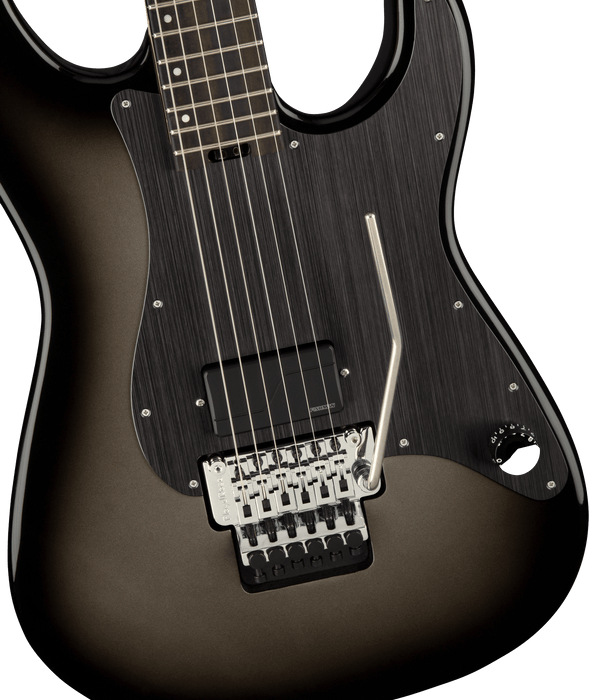 Charvel Phil Sgrosso Signature Pro-Mod So-Cal Style 1 H FR E, Ebony Fingerboard, Silverburst
