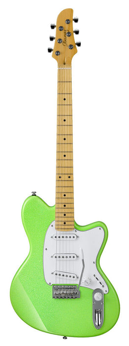 Ibanez YY10SGS - Yvette Young Signature 6-String Electric Guitar - Slime Green Sparkle