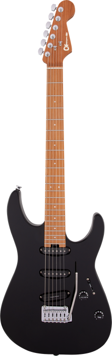 Charvel Pro-Mod DK22 SSS 2PT CM, Caramelized Maple Fingerboard, Gloss Black