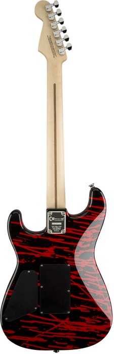 Charvel Warren DeMartini Signature Pro-Mod Blood and Skull, Maple Fingerboard, Blood and Skull