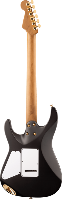 Charvel Pro-Mod DK24 HH 2PT CM Poplar Burl, Caramelized Maple Fingerboard, Transparent Black Burst