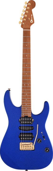 Charvel Pro-Mod DK24 HSH 2PT CM, Caramelized Maple Fingerboard, Mystic Blue