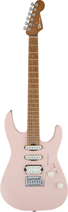 Charvel Pro-Mod DK24 HSS 2PT CM, Caramelized Maple Fingerboard, Satin Shell Pink