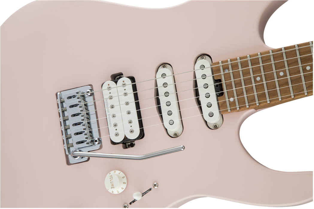 Charvel Pro-Mod DK24 HSS 2PT CM, Caramelized Maple Fingerboard, Satin Shell Pink
