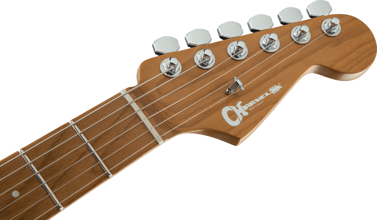 Charvel Pro-Mod DK24 HSS 2PT CM, Caramelized Maple Fingerboard, Satin Shell Pink