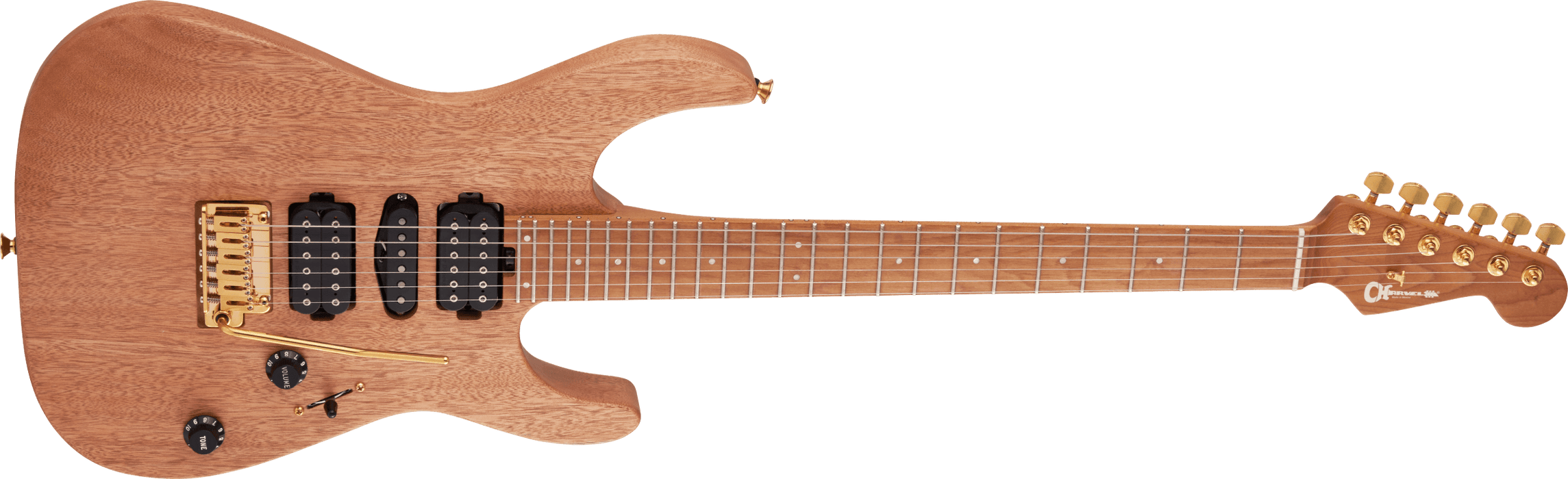 Charvel Pro-Mod DK24 HSH 2PT CM Mahogany, Caramelized Maple Fingerboard, Natural