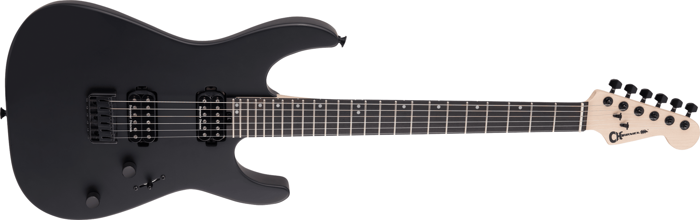 Charvel Pro-Mod DK24 HH HT E, Ebony Fingerboard, Satin Black