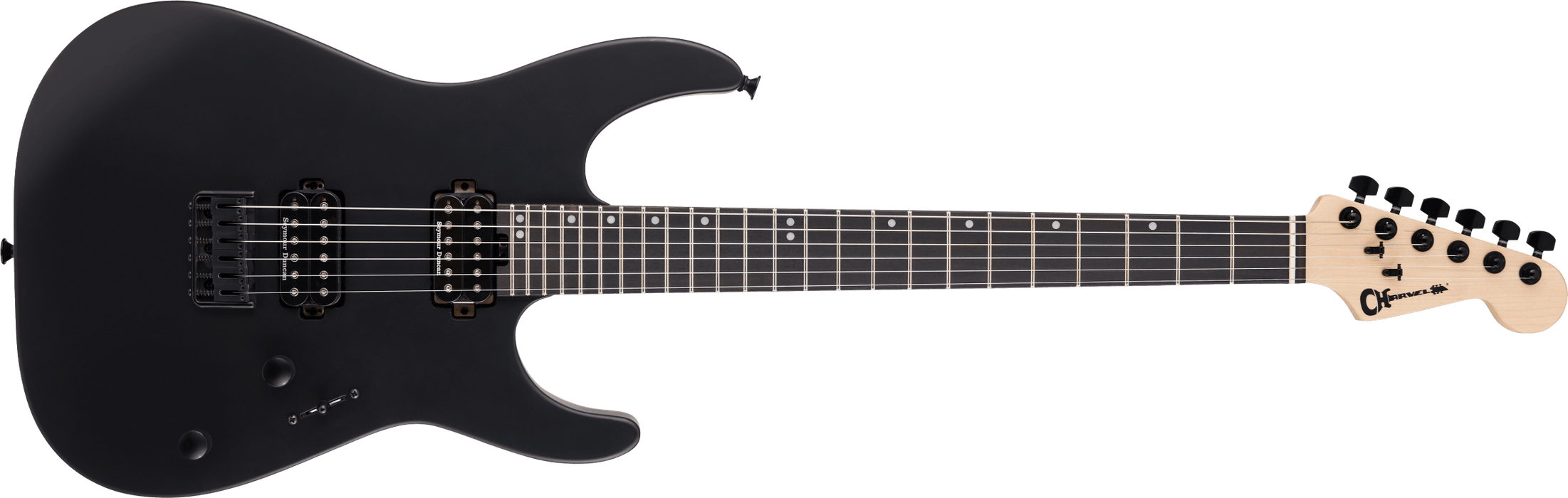 Charvel Pro-Mod DK24 HH HT E, Ebony Fingerboard, Satin Black