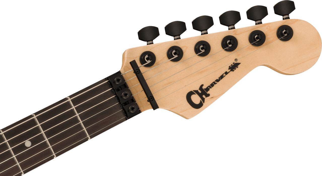 Charvel Pro-Mod San Dimas Style 1 HH FR E Ash, Ebony Fingerboard, Green Glow