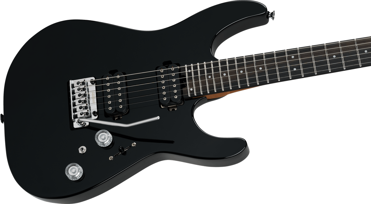 Charvel Pro-Mod Plus DK24 HH 2PT EB, Ebony Fingerboard, Raven Black