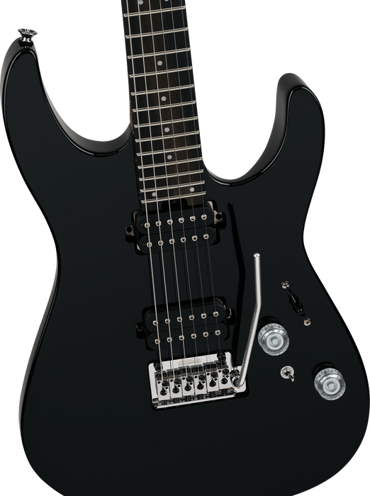 Charvel Pro-Mod Plus DK24 HH 2PT EB, Ebony Fingerboard, Raven Black