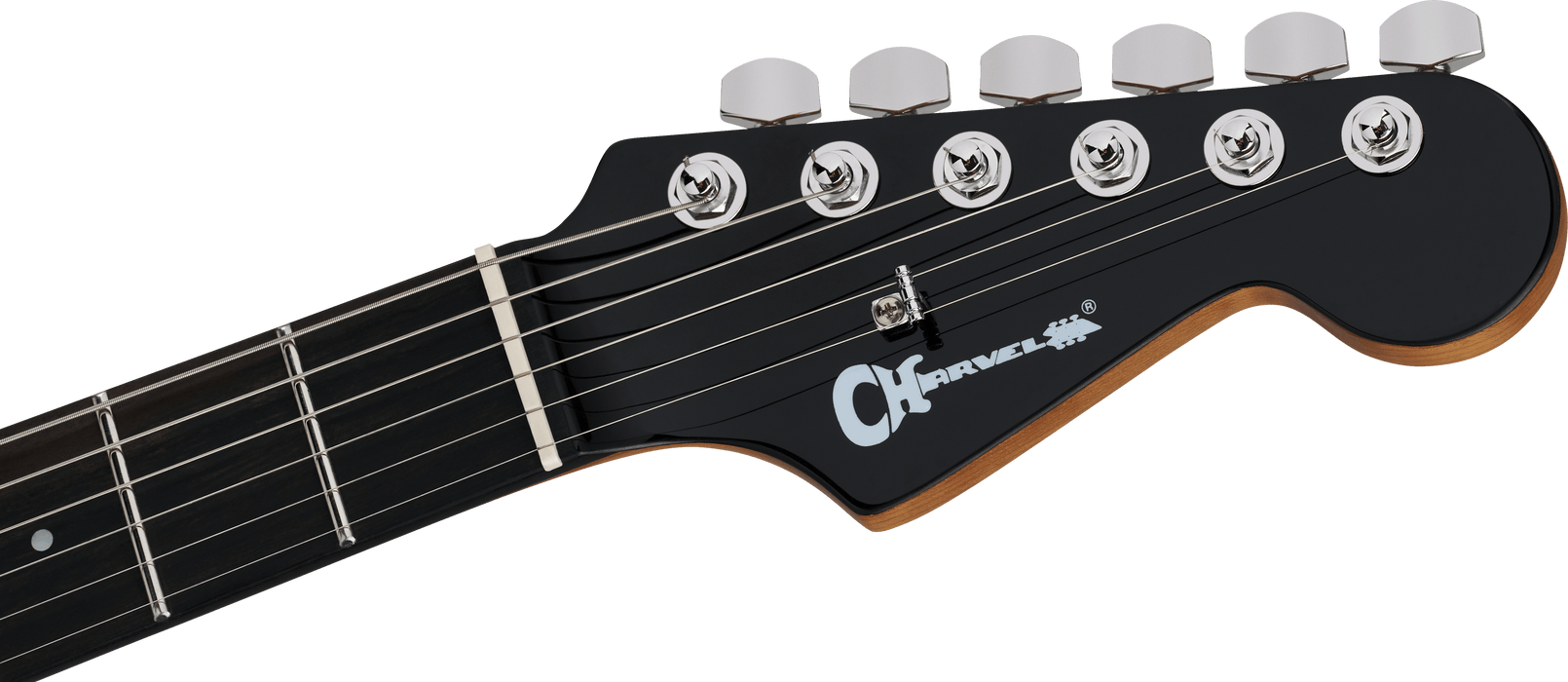 Charvel Pro-Mod Plus DK24 HH 2PT EB, Ebony Fingerboard, Raven Black