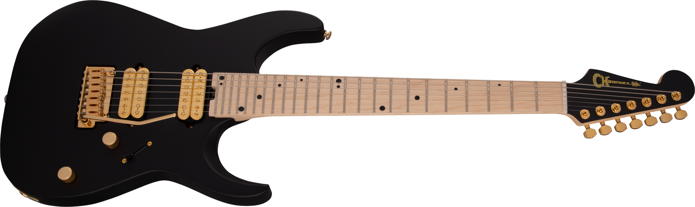 Charvel Angel Vivaldi Signature Pro-Mod DK24-7 Nova, Maple Fingerboard, Satin Black