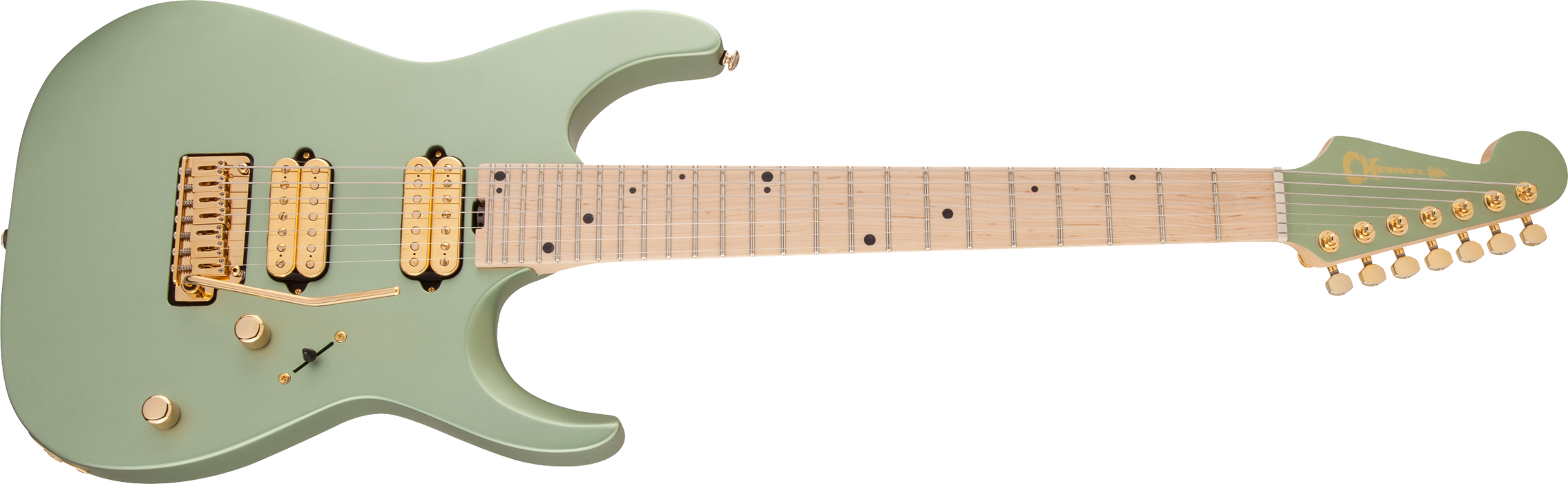 Charvel Angel Vivaldi Signature Pro-Mod DK24-7 Nova, Maple Fingerboard, Satin Sage Green