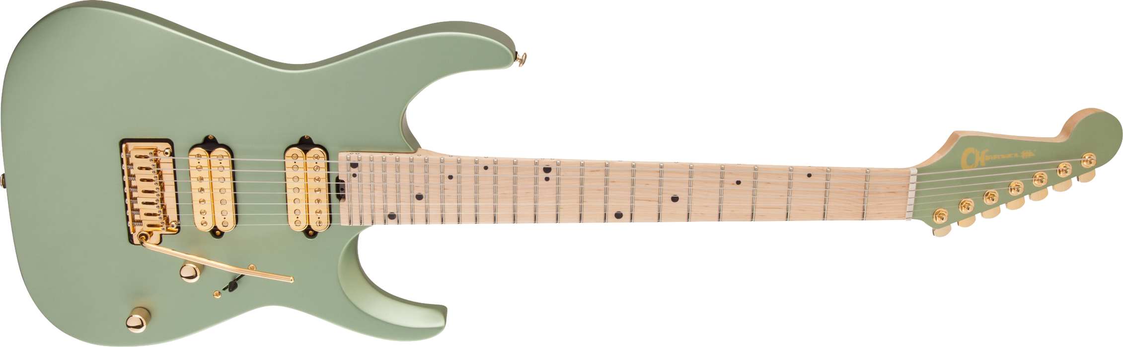 Charvel Angel Vivaldi Signature Pro-Mod DK24-7 Nova, Maple Fingerboard, Satin Sage Green