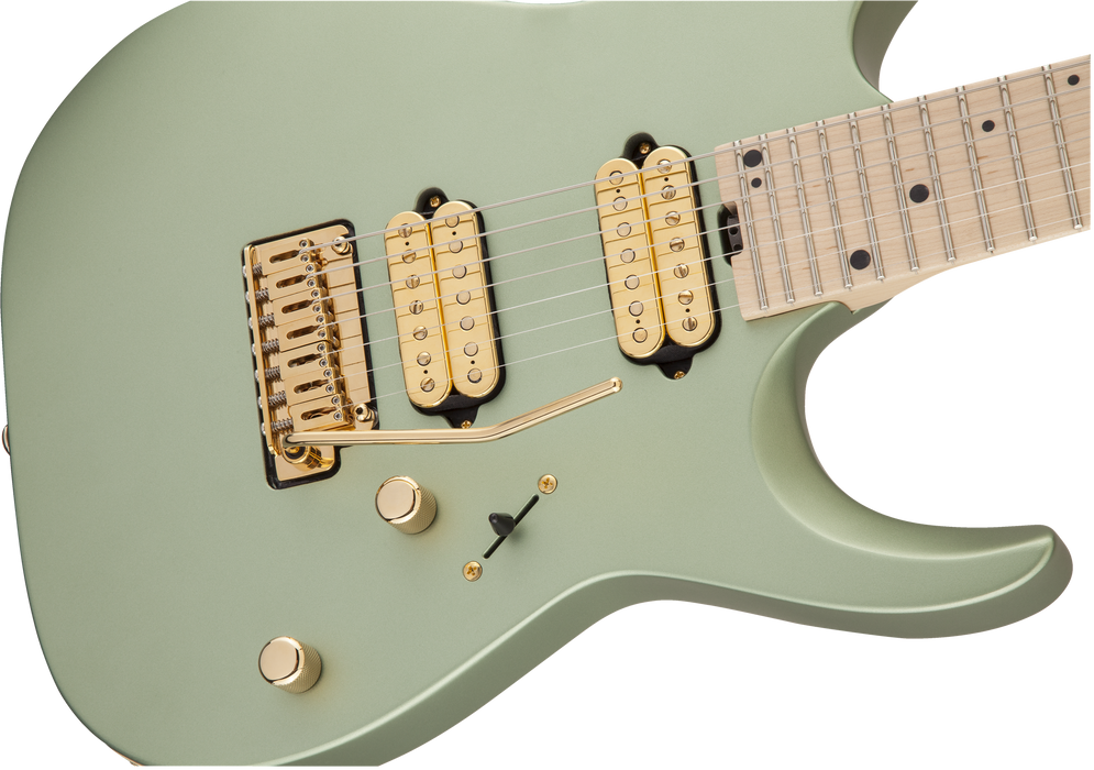 Charvel Angel Vivaldi Signature Pro-Mod DK24-7 Nova, Maple Fingerboard, Satin Sage Green