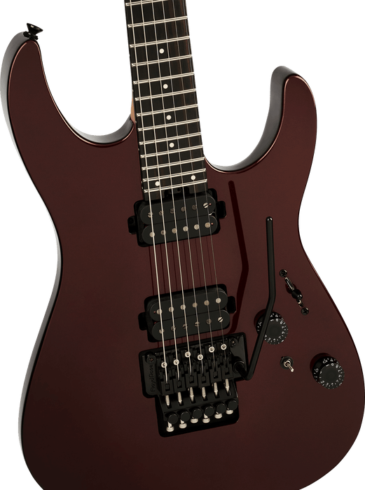 Charvel Pro-Mod Plus Dinky DK24 HH FR EB, touche en ébène, Crimson Eclipse
