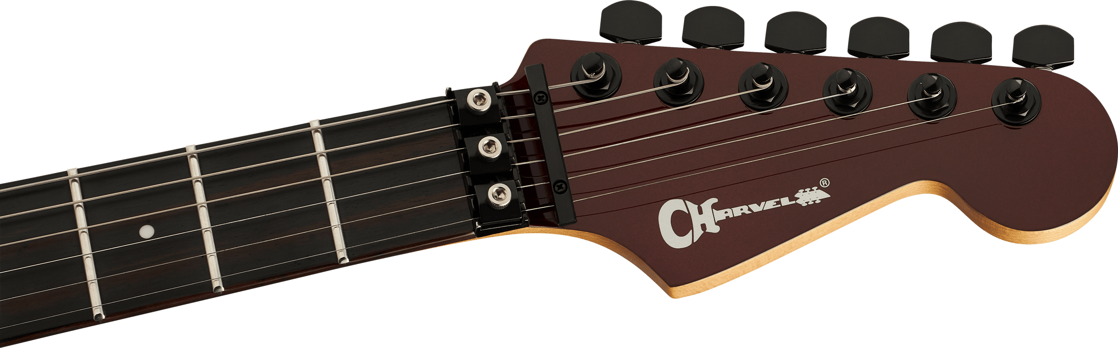 Charvel Pro-Mod Plus Dinky DK24 HH FR EB, touche en ébène, Crimson Eclipse