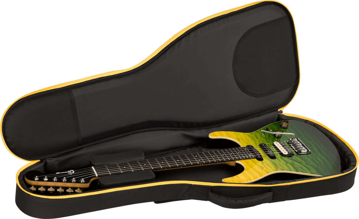 Charvel Pro-Mod Plus Dinky DK24 HSS 2PT EB QM, touche en ébène, Zombie Fade