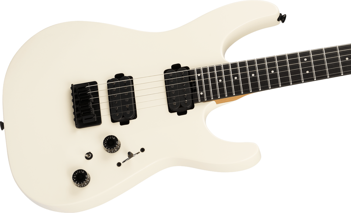 Charvel Pro-Mod Plus Dinky DK24 HH HT EB, touche en ébène, blanc crème