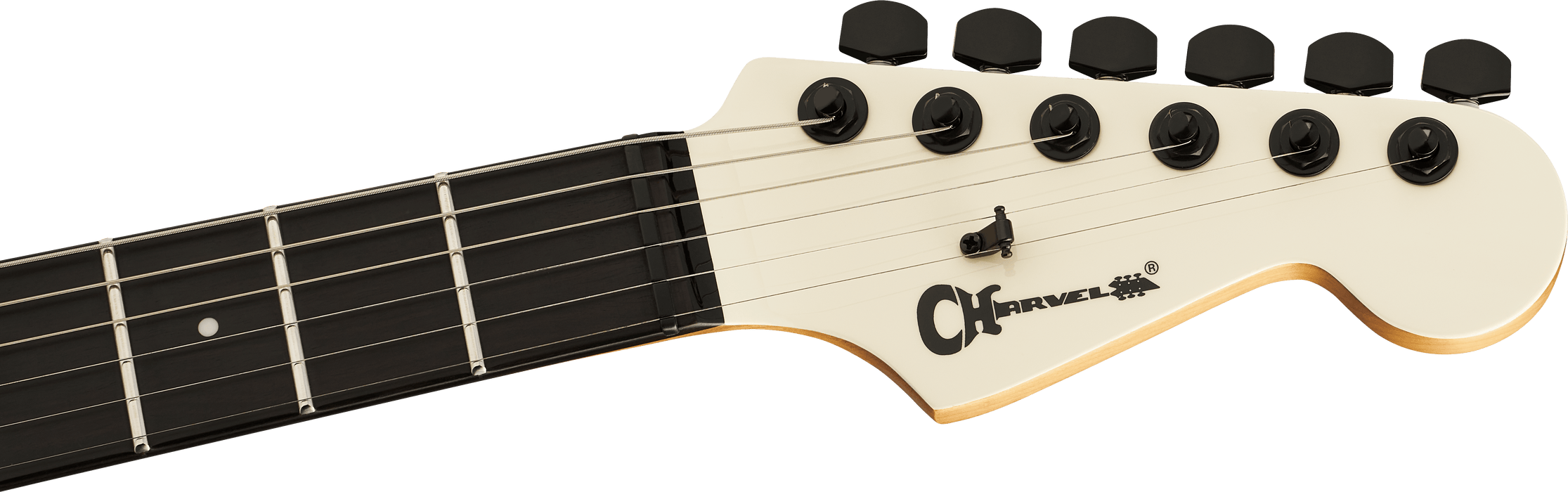 Charvel Pro-Mod Plus Dinky DK24 HH HT EB, touche en ébène, blanc crème