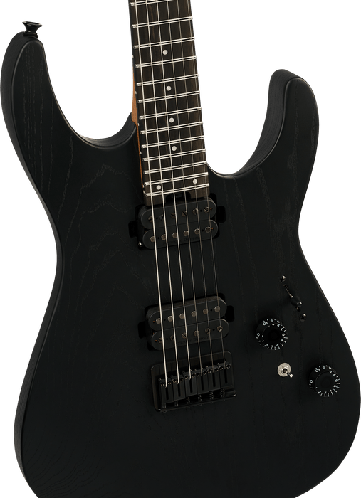 Charvel Pro-Mod Plus Dinky DK24 HH HT EB, touche en ébène, frêne noir