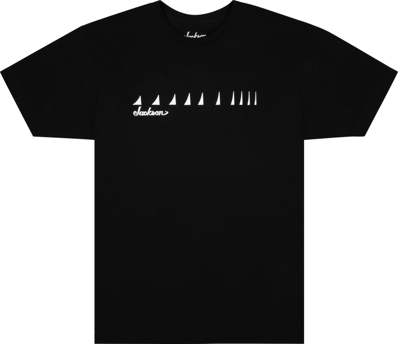 Jackson Shark Fin Neck T-Shirt, Black, Medium