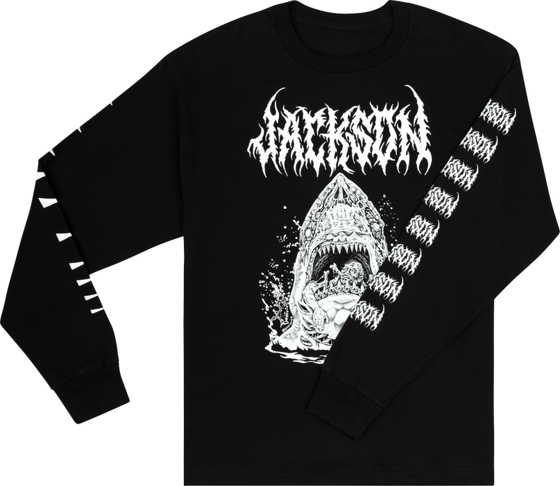 Jackson Sharkrot L/S T-Shirt, Black, L