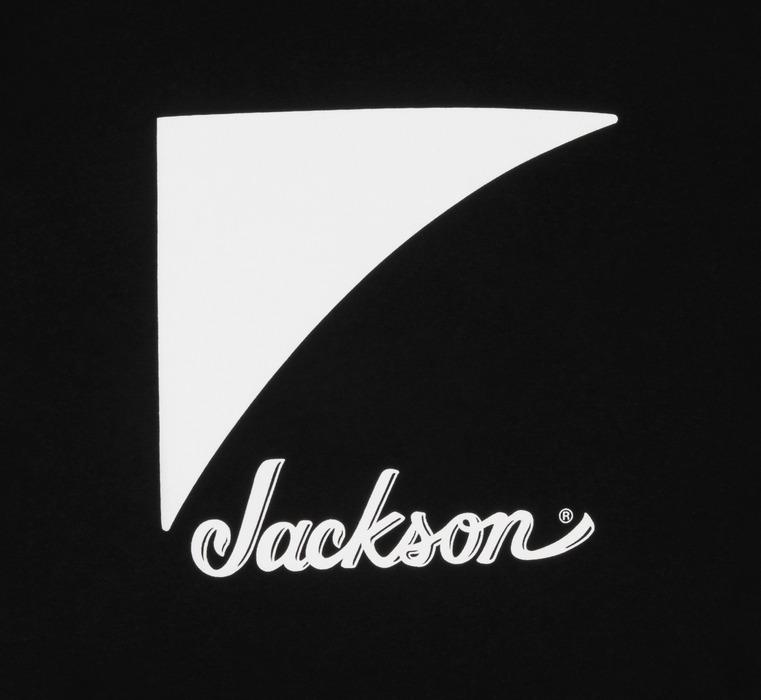 Jackson Shark Fin Logo T-Shirt, Black, L
