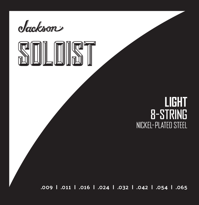 Jackson Soloist Strings 8 String, Light .009-.065