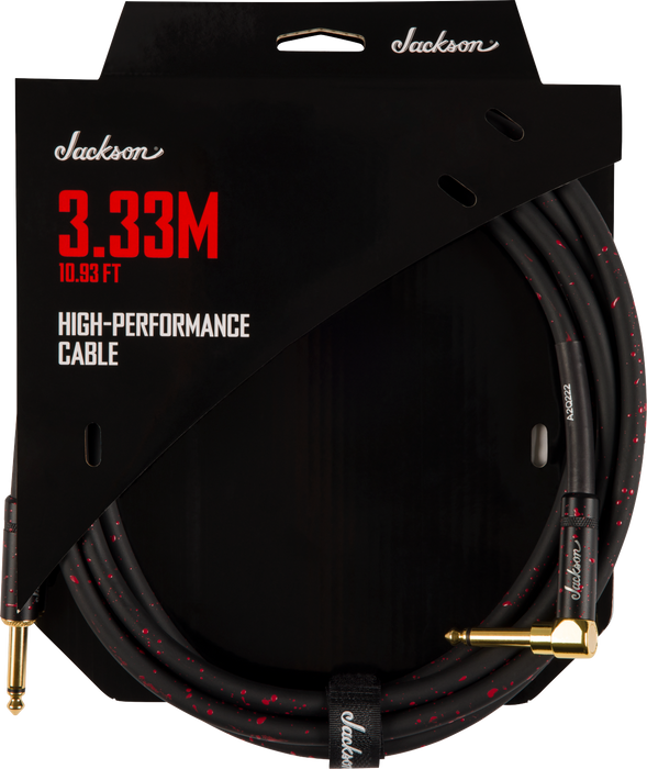 Jackson High Performance Cable, Black and Red, 10.93' (3.33 m)