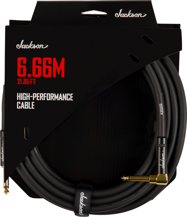 Jackson High Performance Cable, Black, 21.85'