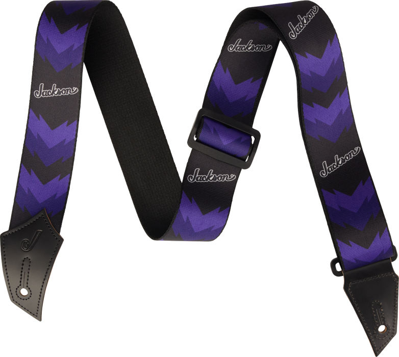 Jackson -   Double V Black/Purple - Strap