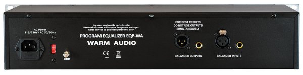 Warm Audio 1-channel, 2-band Tube EQ w/Transformer-balanced I/O Classic Vintage Pultec Style Tube Equalizer