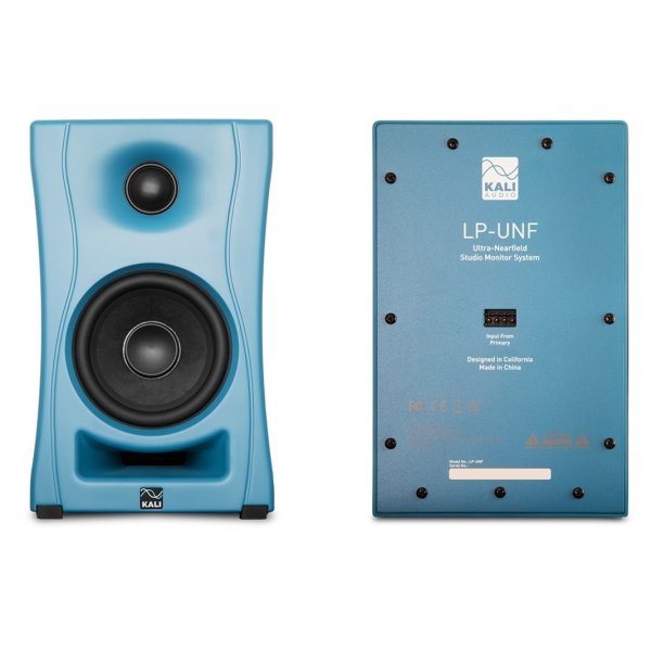 Kali Audio 4.5" Ultra Nearfield Monitor System With Bluetooth, Blue (Pair)