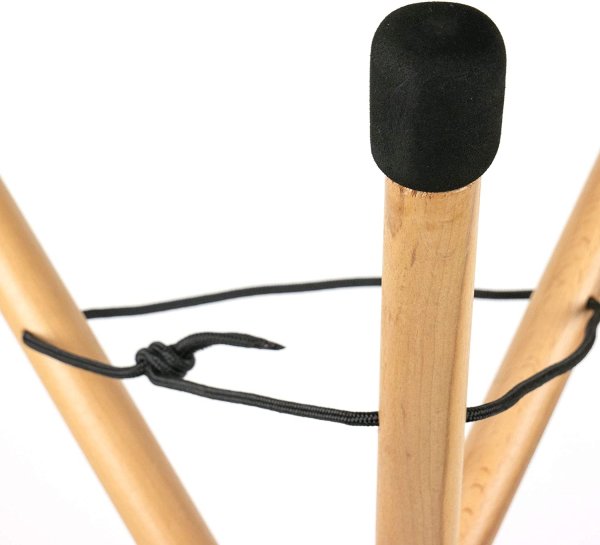 Sela SE198 Foldable & Height Adjustable Handpan Stand, Beech Wood