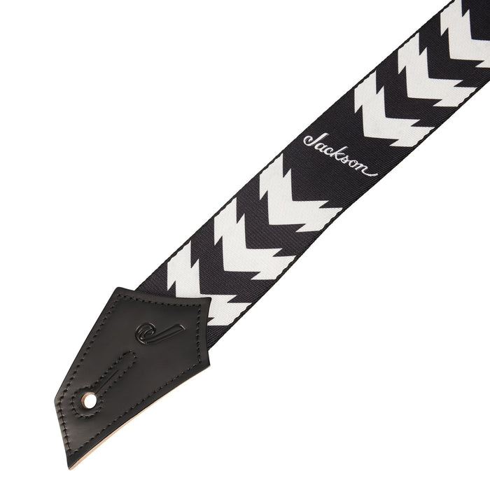 Jackson -   Double V Black/White - Strap