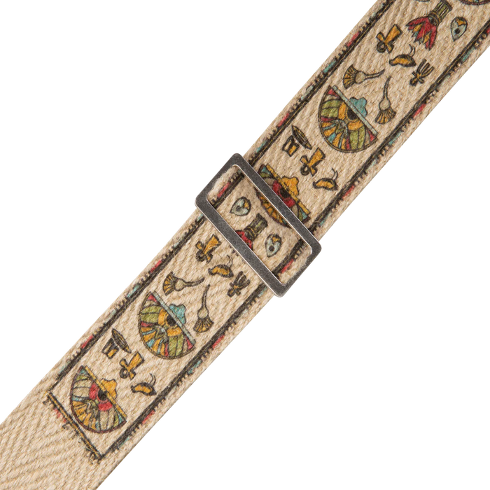 Levy's Vegan Hemp Series 2 inch Wide Hemp Guitar Strap, Egyptian